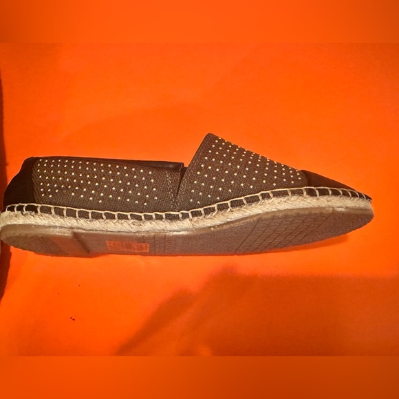 ALDO Olive Green & Black Gold Studded Espadrilles Sz 8 NWT - Picture 5 of 12